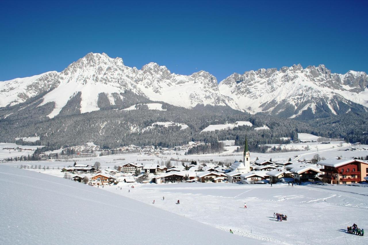 Pension Und Appartements Hartkaiser Ellmau Exteriör bild